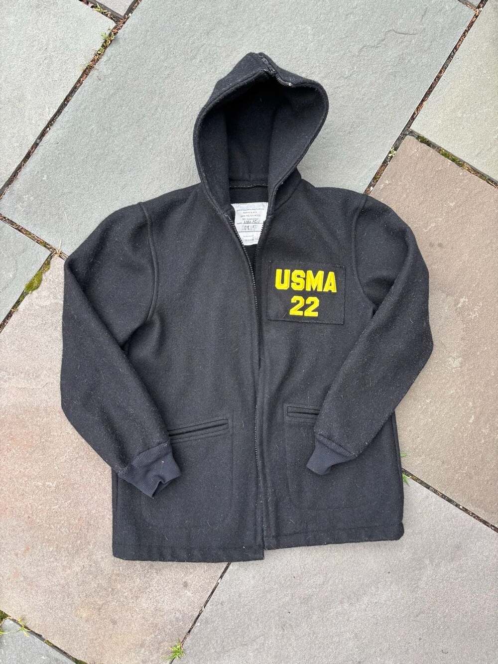 Insignia Manufacturing USMA West Point Cadet Black Melton Wool Parka